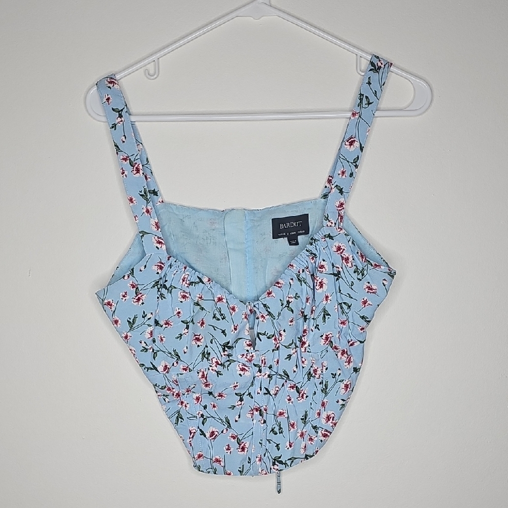 Blue Floral Women's Top by Bardot